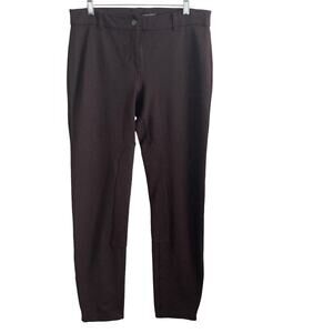 Eileen Fisher Pants Womens Medium Brown Stretch Zip Ankle